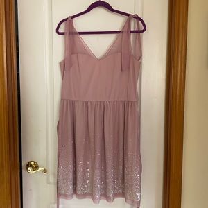 Rose Gold Juniors Homecoming Dress